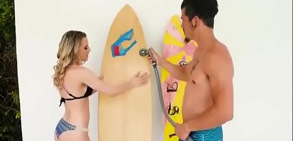  Aubrey Sinclair In Surfing With Stepsister